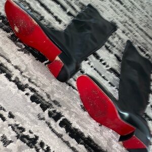 Black Christian Louboutin over the Knee Boots